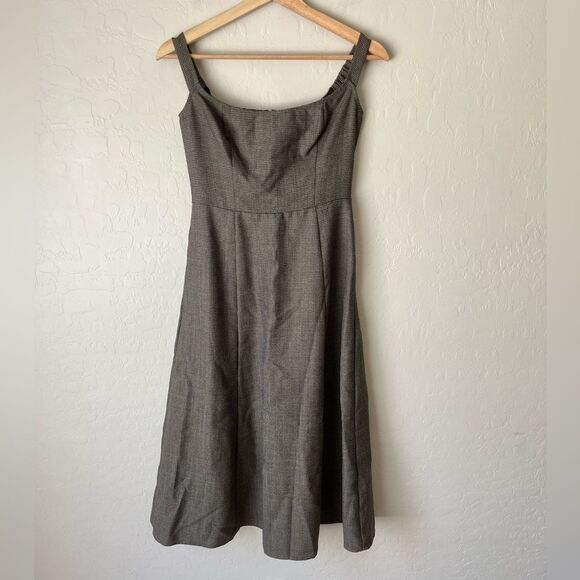 Reformation Stratford Wool Blend Midi Off the Shoulder Dress Size 4 - Picture 4 of 10